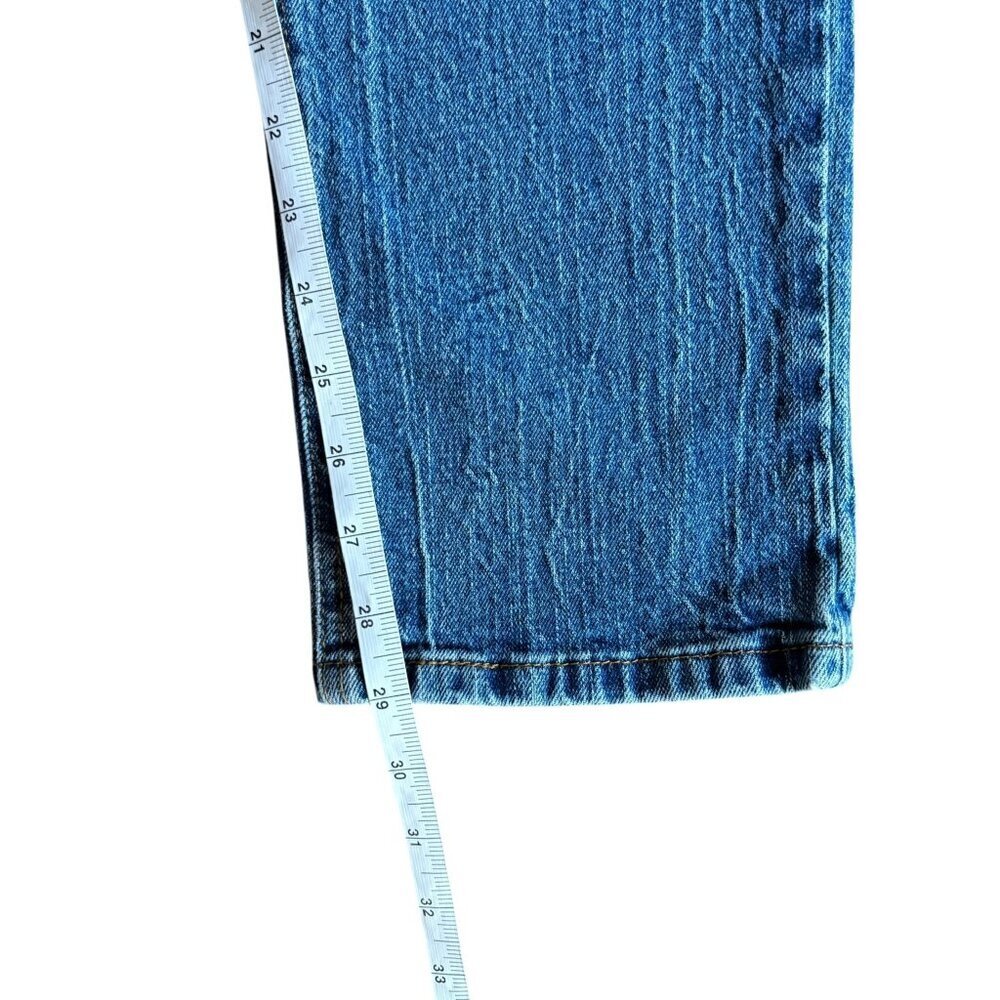 George Men's Slim Straight Blue Jeans - Picture 8 of 8